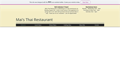 Desktop Screenshot of maisthai.com